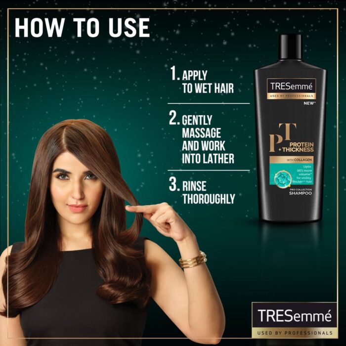 Tresemme Protein Thickness Shampoo - 170ML - Image 3