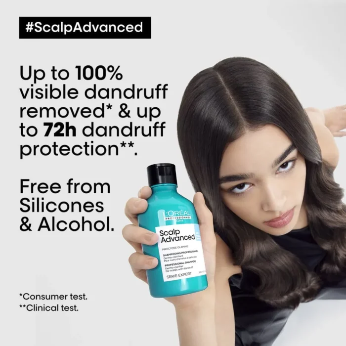 Loreal Professionnel Serie Expert Scalp Advanced Anti-Dandruff Shampoo 300ml - Image 2