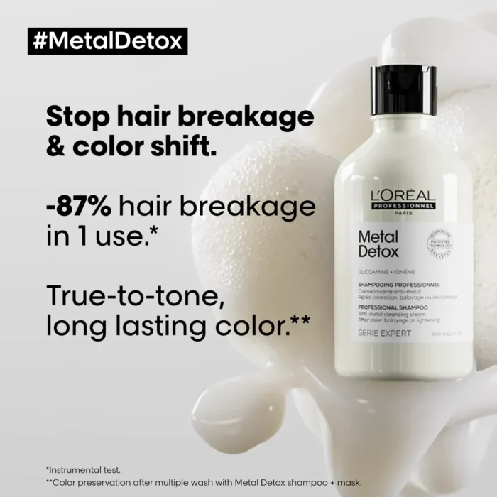LOreal Professionnel Serie Expert Metal Detox Shampoo - 300ml - Image 2