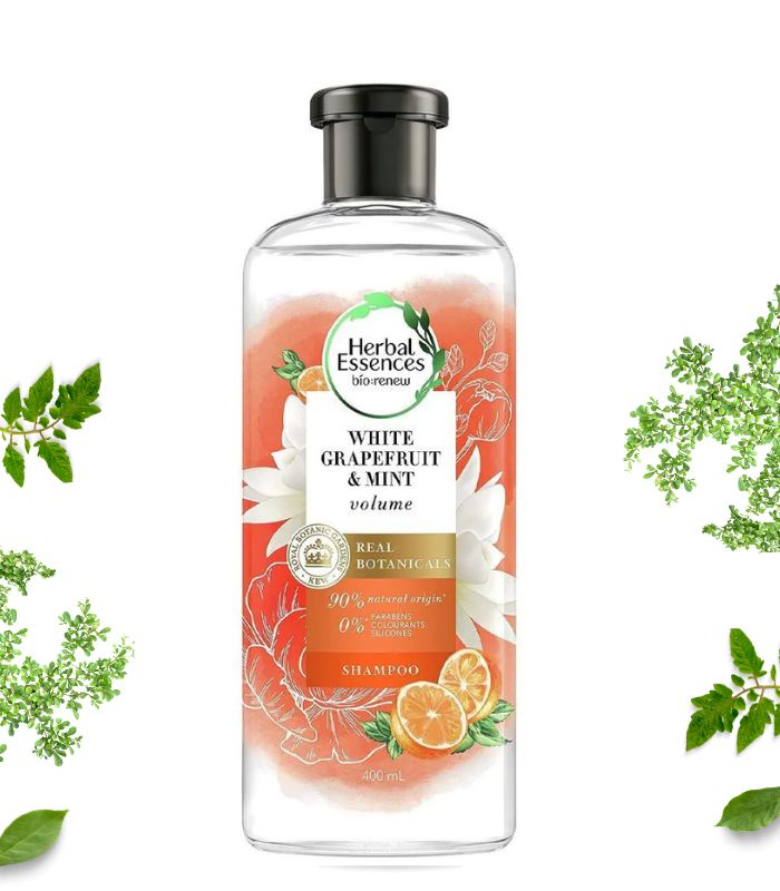 Herbal Essences White Grapefruit & Mint Volume Shampoo, 400ml-luxur