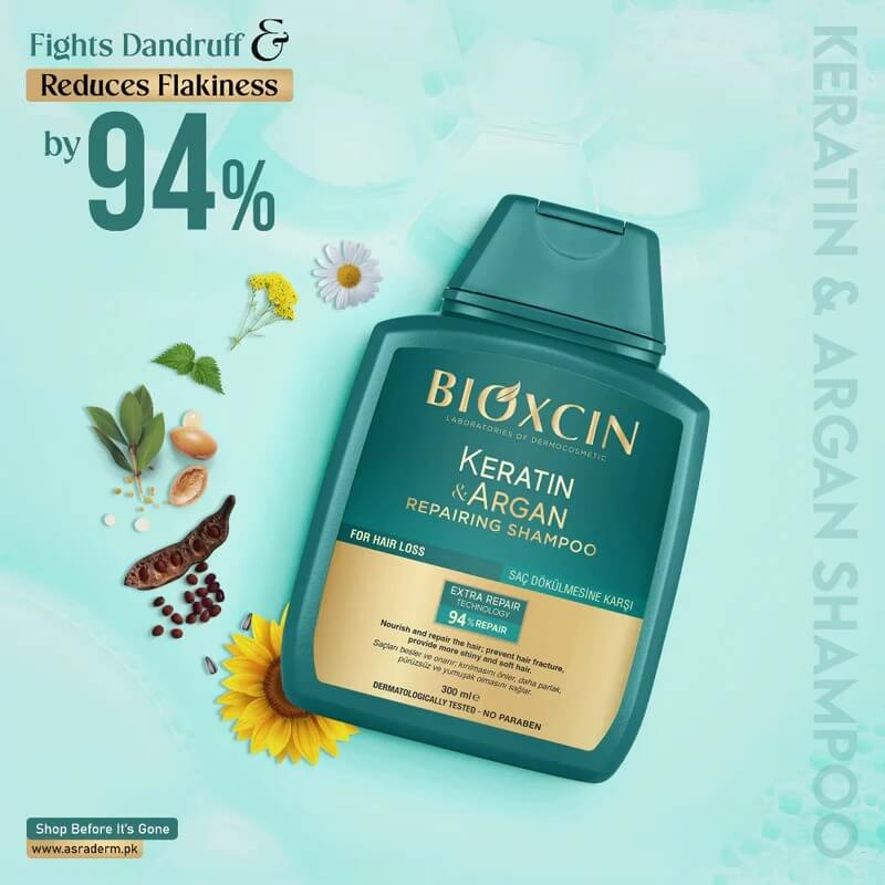 Bioxcin_keratin_argan_repairing_shampoo_94_percent_reduction_in_hair_loss Bioxcin Keratin & Argan Repairing Shampoo