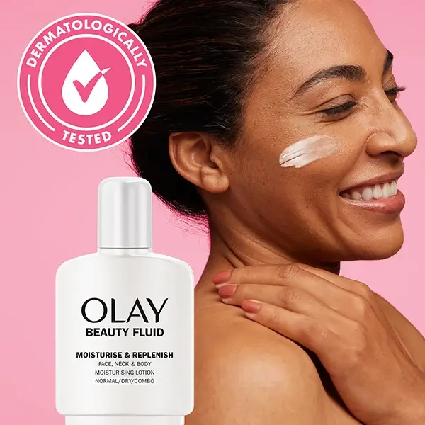 Olay Beauty Fluid Face & Body Moisturizing Fluid