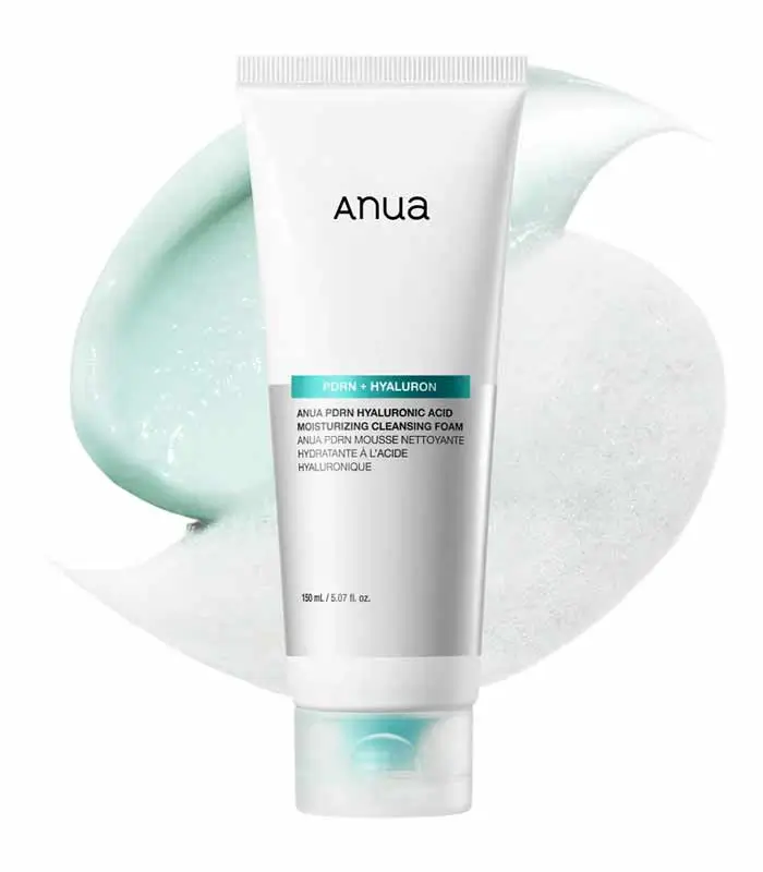 anua-pdrn-hyaluronic-acid-moisturizing-cleansing-foam