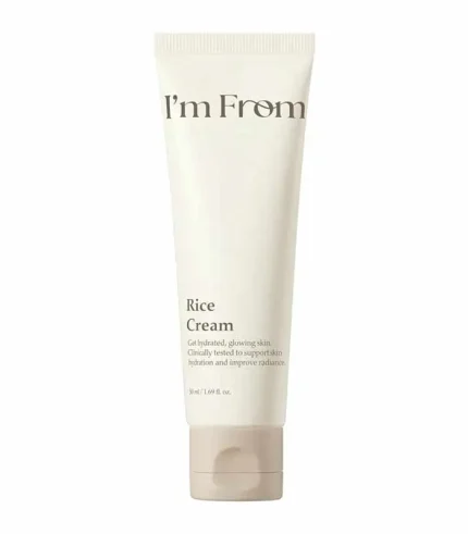 im-from-rice-cream-hydrating-face-moisturizer-with-rice-water-ceramide-lightweight-barrier-cream-for-dry-combination-skin-korean-skincare